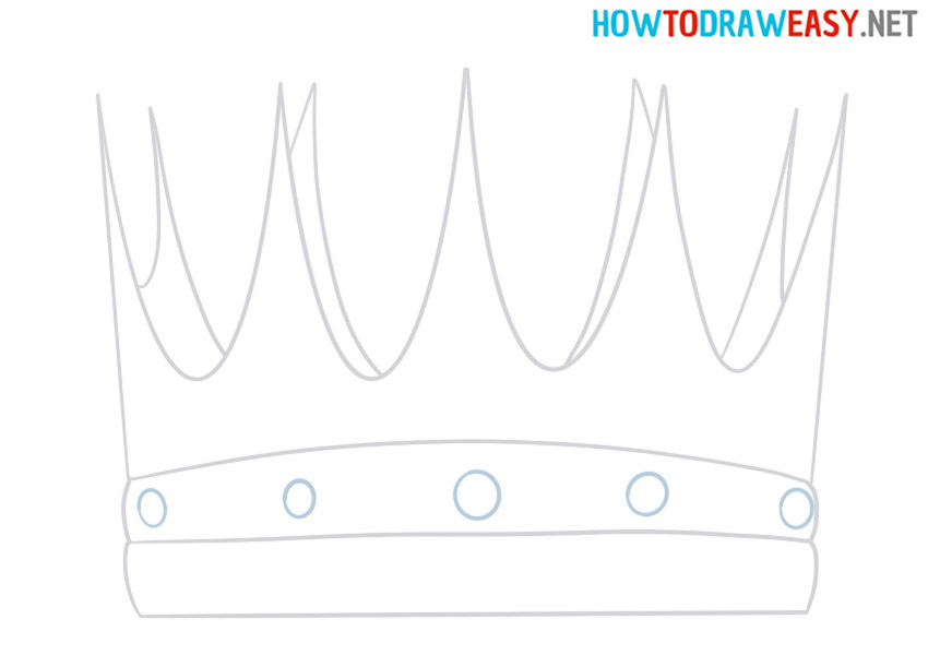 How to Draw a Princess Crown