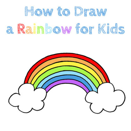 How to Draw a Rainbow Easy