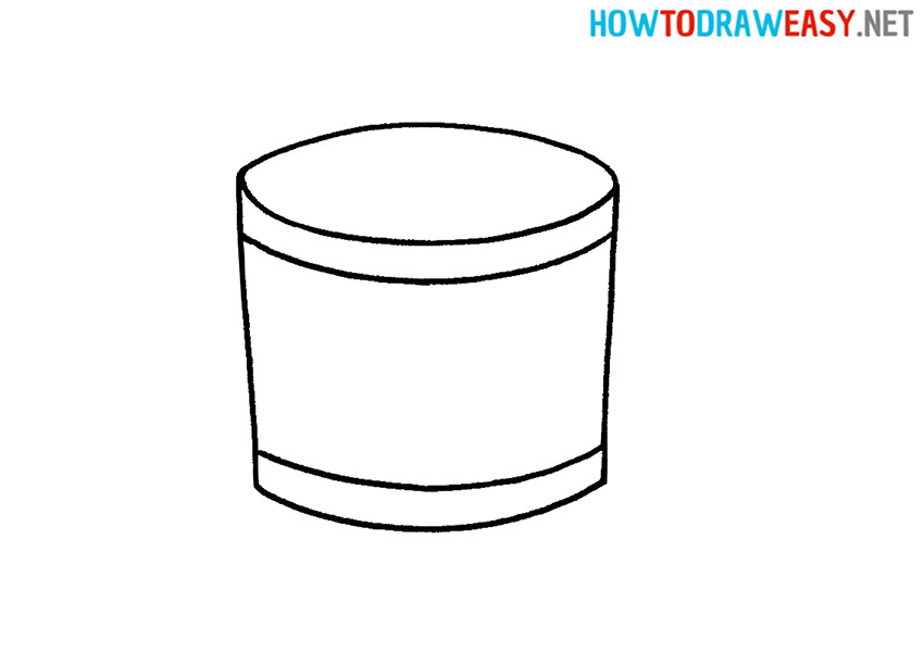How to Draw a Simple Drum