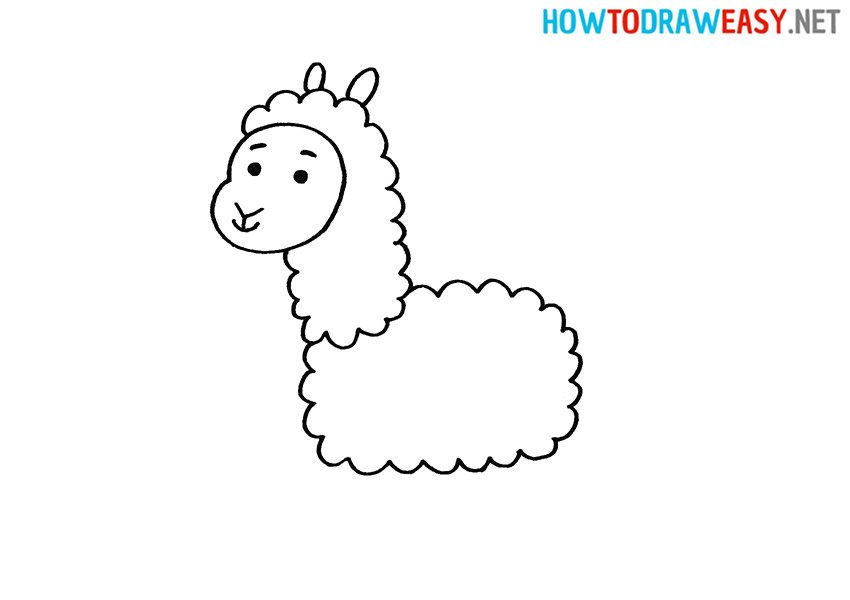 How to Draw a Simple Llama