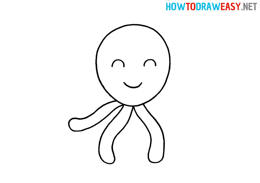 How to Draw a Simple Octopus