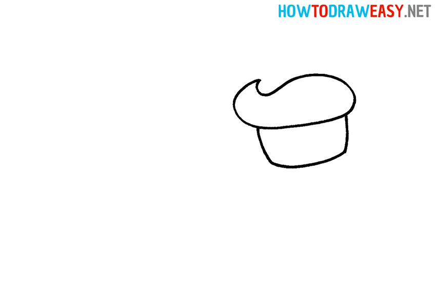 Cách vẽ bàn chải đánh răng đơn giản