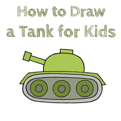 How to Draw a Tank Easy