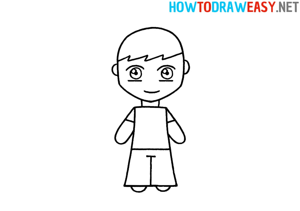 How to Draw an Anime Chibi Boy