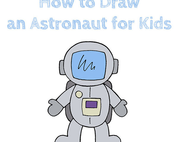How to Draw an Astronaut Easy