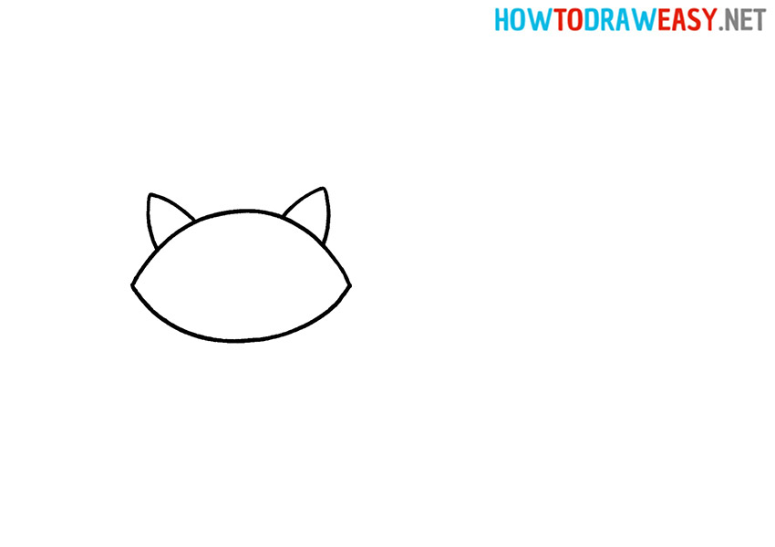 How to Draw an Easy Black Cat