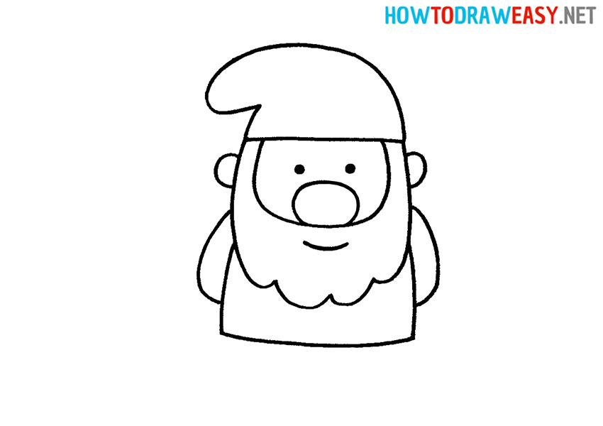 How to Draw an Easy Gnome