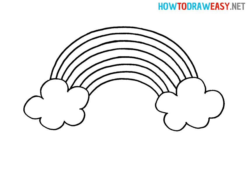 How to Draw an Easy Rainbow