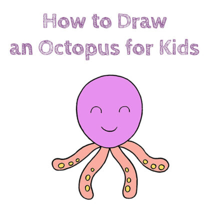 How to Draw an Octopus Easy