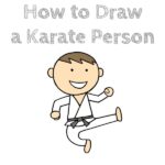 How to Draw a Karate Person