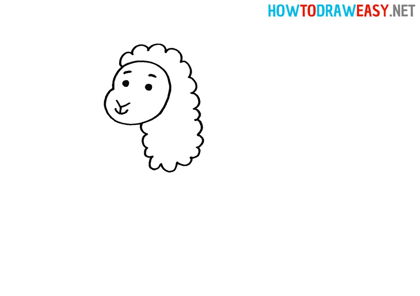 Llama Easy Drawing
