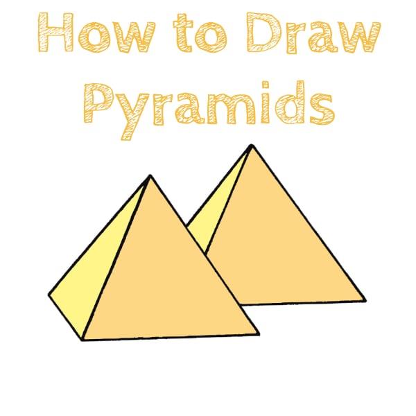 How to Draw Pyramids for Kids