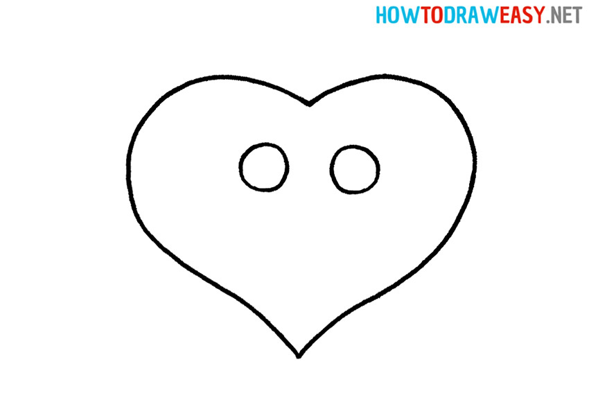 easy heart drawing