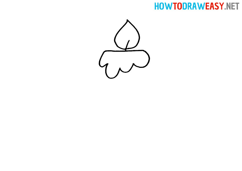 Candle How to Draw