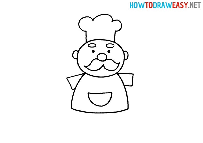Chef Drawing for Kids