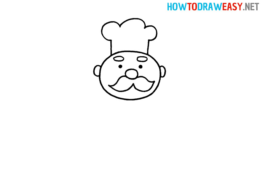 Chef Hat Drawing Tutorial