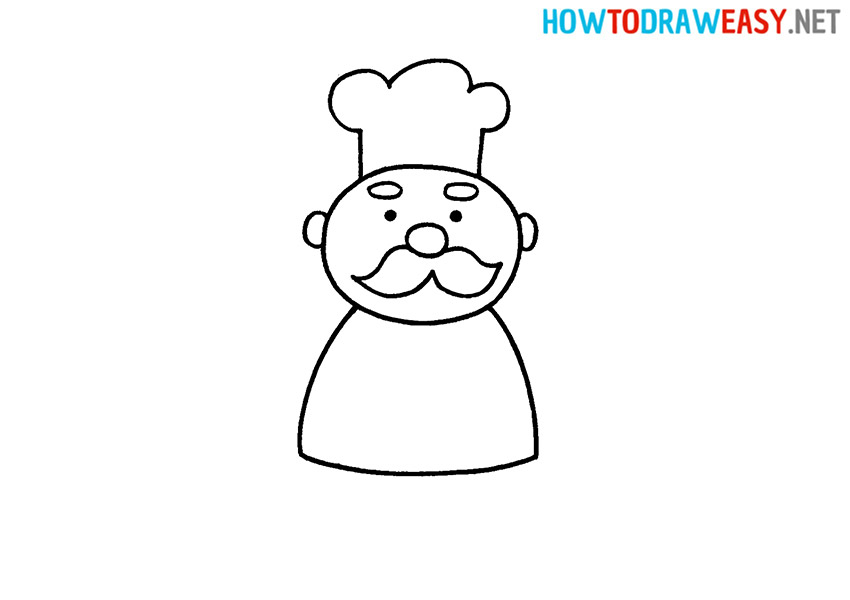 Easy Chef Drawing