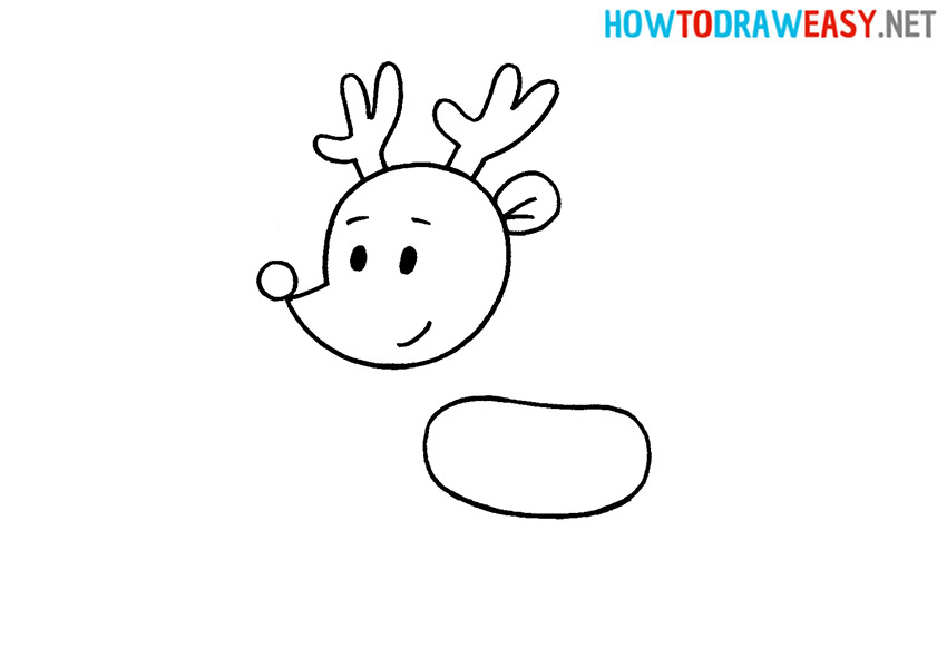 How to Draw Christmas Rudolph