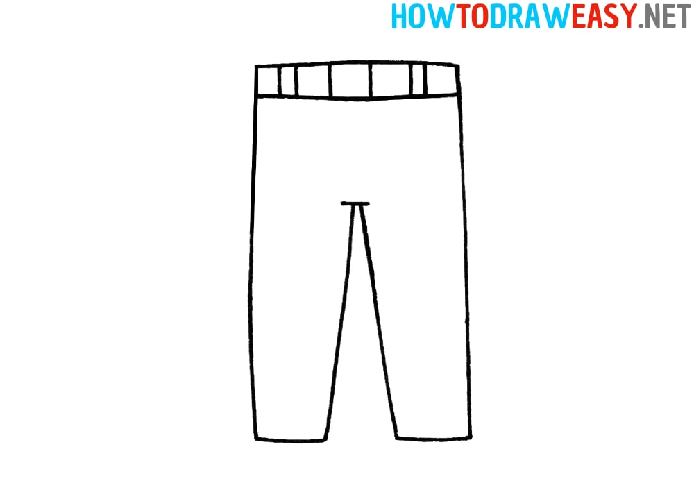 How to Draw Jeans Easy