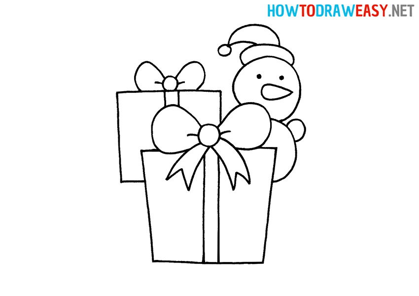 How to Draw New Year Presents