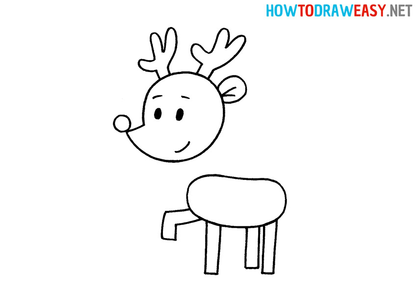 How to Draw Rudolph the Reindeer