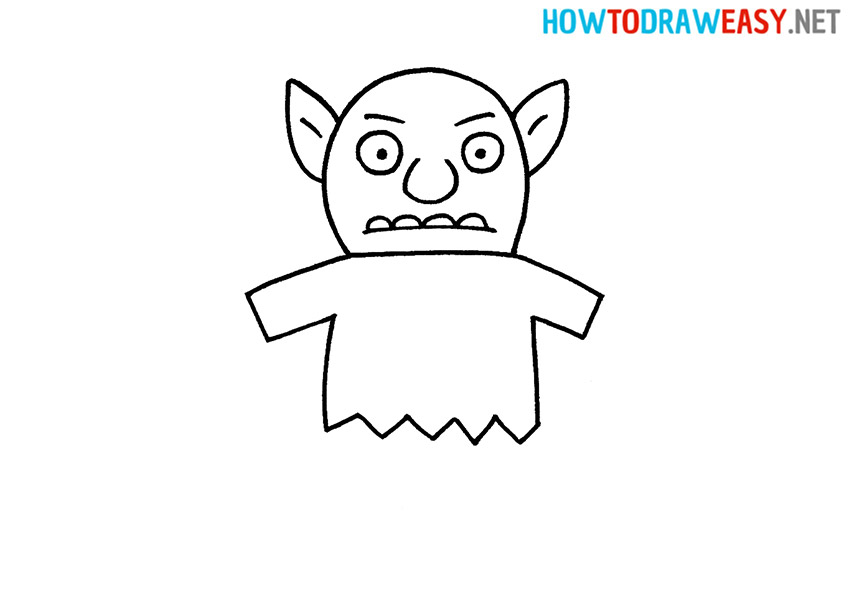 How to Draw a Goblin Easy