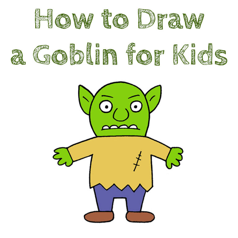 How to Draw a Goblin for Kids How to Draw Easy