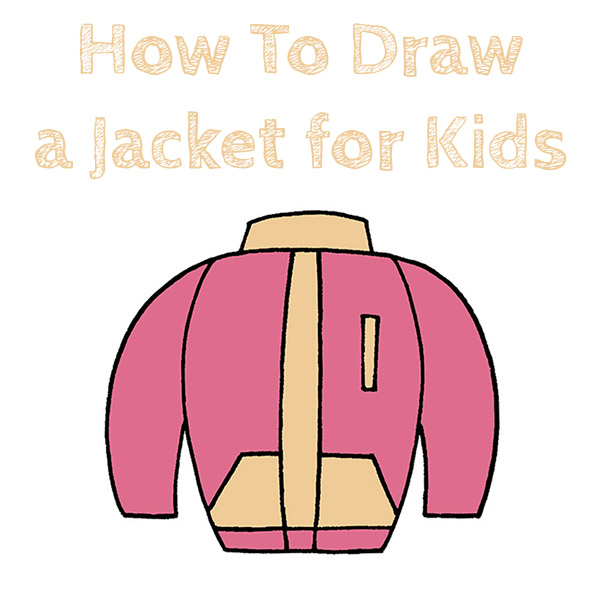 How to Draw a Jacket for Kids