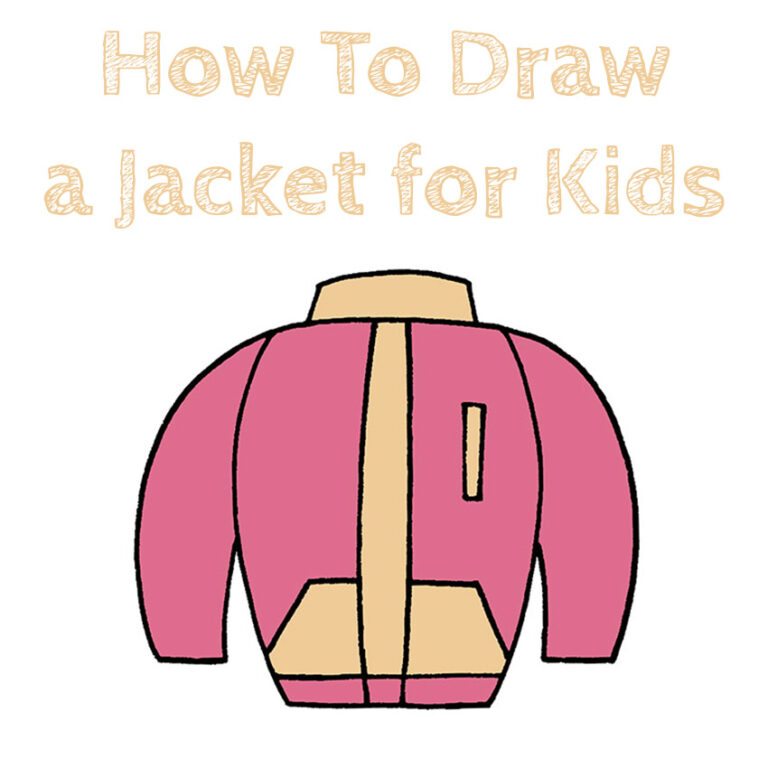 How to Draw a Jacket for Kids - How to Draw Easy