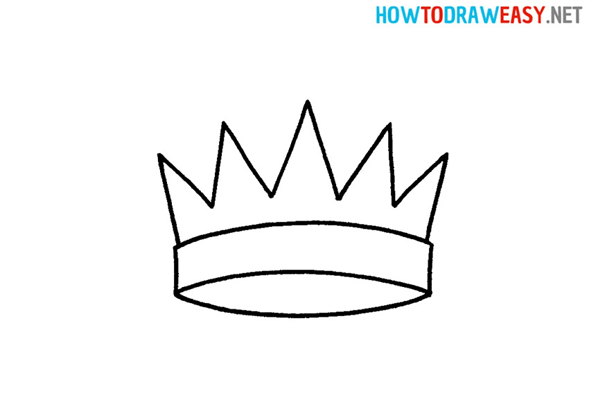 How to Draw a King Crown