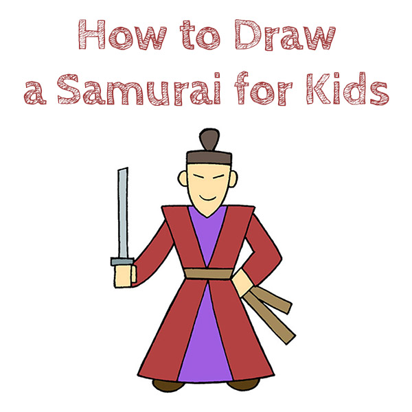 How to Draw a Samurai for Kids