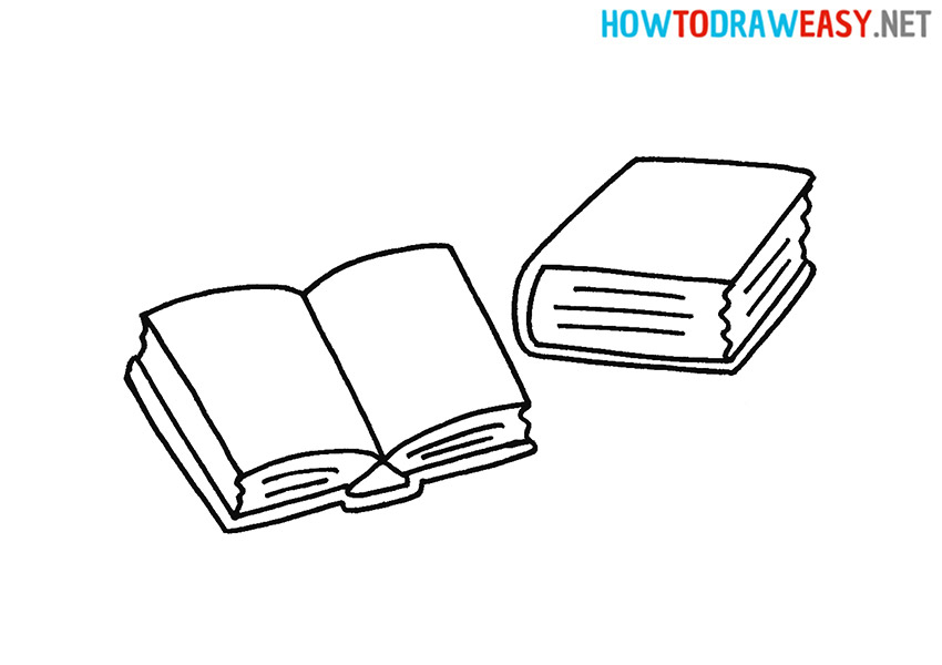 How to Draw a School Books