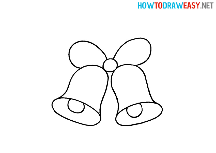 How to Draw a Simple Christmas Bells