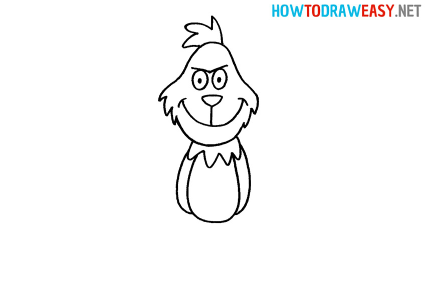 How to Draw a Simple Grinch