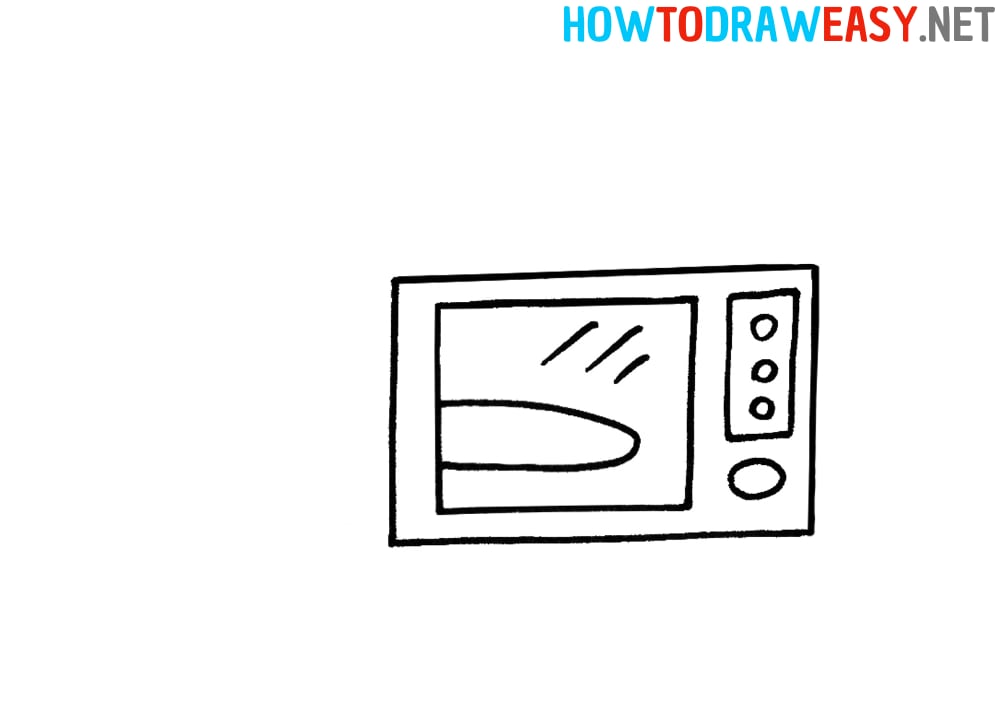 How to Draw a Simple Microwave