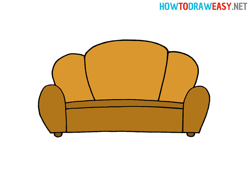 How to Draw a Sofa