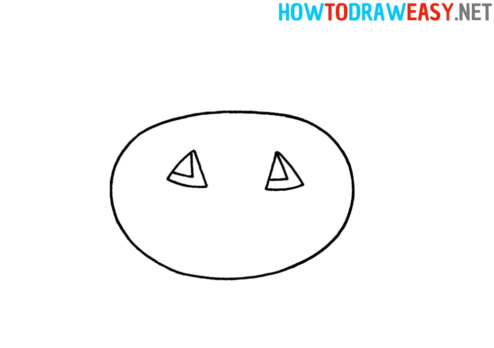 How to Draw an Easy Jack o Lantern