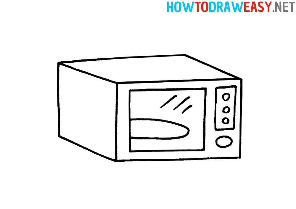 How to Draw an Easy Microwave