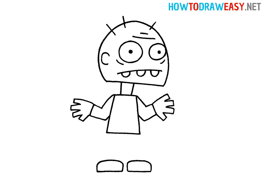 How to Draw an Easy Zombie