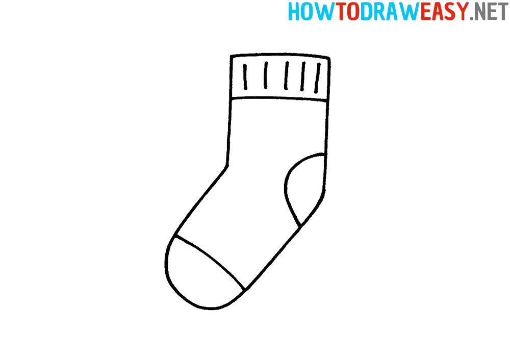 Sock Easy Drawing Tutorial
