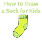 How to Draw a Sock for Kids