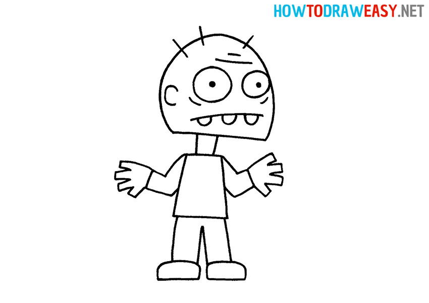 Zombie How to Draw