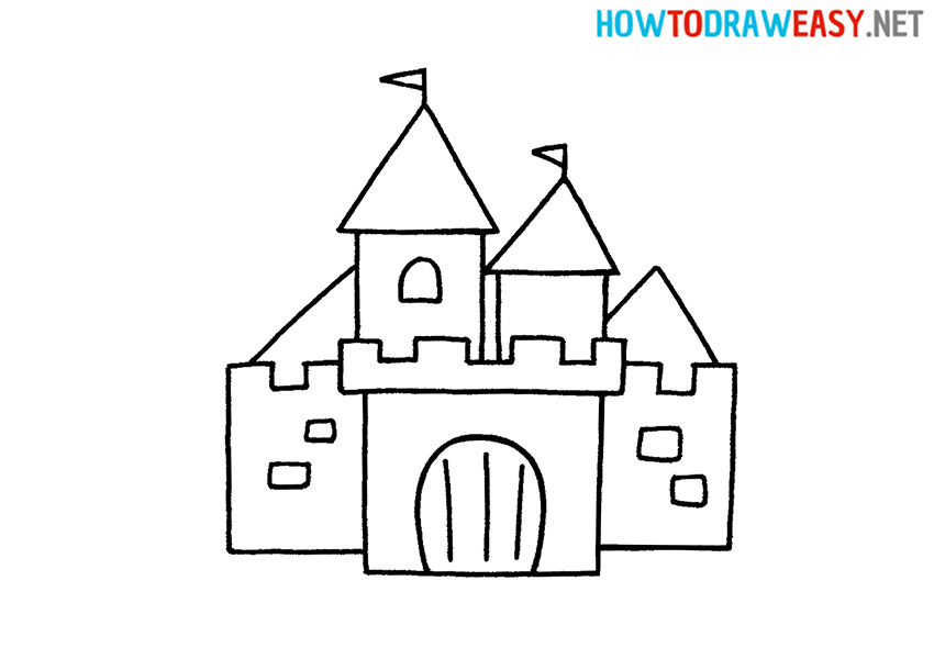 Castle How to Draw