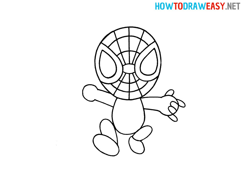 Draw Spiderman