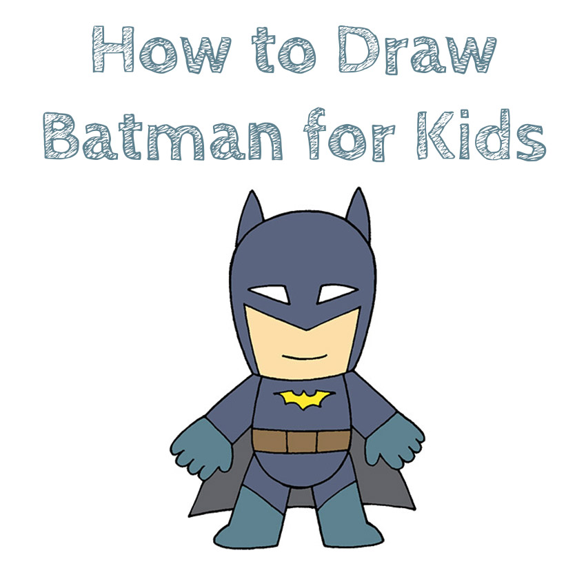 How to Draw Batman for Kids