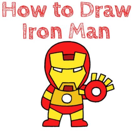 How to Draw Iron Man Full Body