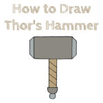 How to Draw Thor’s Hammer for Kids