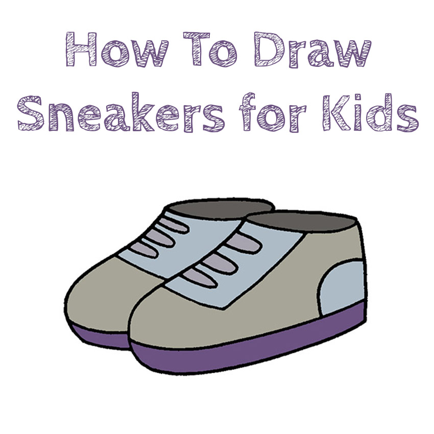 How to Draw Sneakers Easy