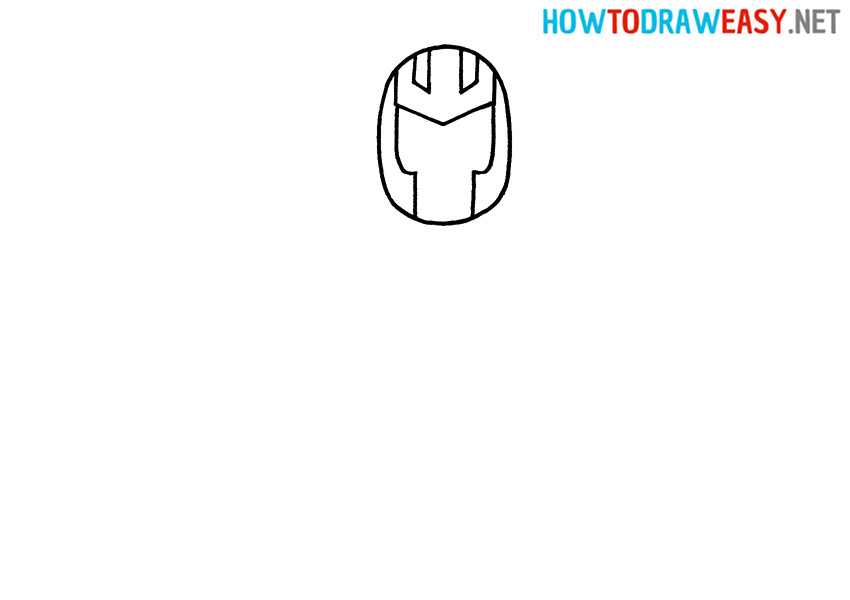 How to Draw Thanos Helmet