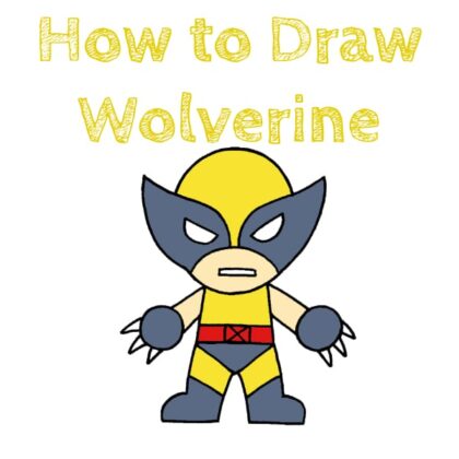 How to Draw Wolverine for Kids